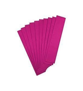 Puti Krapon Kağıdı 50 x 200 Cm Fuşya (10 Lu Paket) (Karışık)