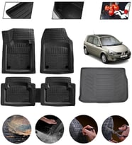 Renault Scenic II 2003-2009  Uyumlu Paspas Araca Özel Bagaj Havuzu MBS Siyah