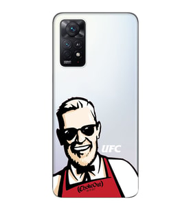 Xiaomi Redmi Note 12 PRO 4G Uyumlu Conor Mcgregor UFC Tasarımlı Şeffaf Telefon Kılıfı