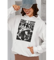 Tasarım Billie Eilish Baskılı Unisex Oversize Şarkıcı Hoodie