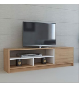TV Ünitesi Elips 101 Beyaz Teak