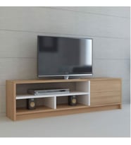 TV Ünitesi Elips 101 Beyaz Teak