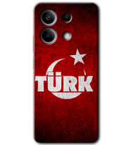 Xiaomi Redmi Note 13 Pro 5G Kılıf HD Desen Baskılı Kılıf - Ayyıldız Türk