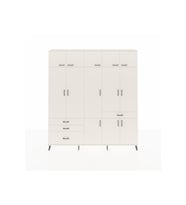 Arges Gardrop 8 Raflı 4 Çekmeceli 3 Askılı 220x30x243 Aytaşı-Aytaşı