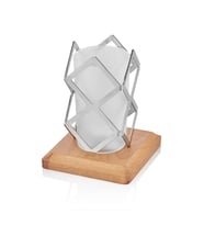 Kare - Tealight - Ahşap Standlı