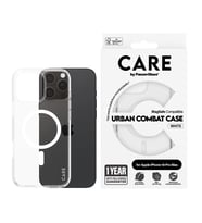 PanzerGlass Care by iPhone 16 Pro Max Flagship Urban Combat MagSafe Beyaz Şeffaf Kılıf