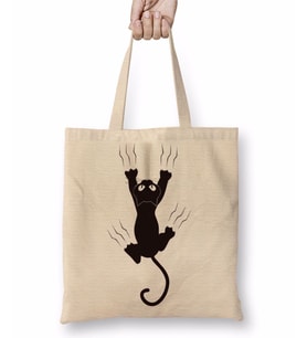 Cats Kedi Bez Çanta Uzun Saplı