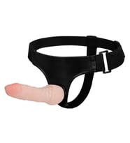 OdinsShop 16 cm Belden Bağlamalı İçi Dolu Strapon Penis