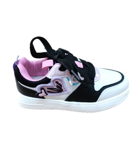 Cool Megan Kız Çocuk Bağcıklı Sneaker Spor Ayakkabı (Beyaz-Lila)