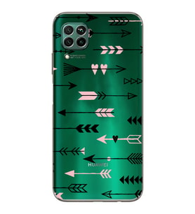 Huawei P40 Lite Uyumlu Baskılı Yumuşak Silikon Şeffaf Telefon Kılıfı