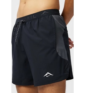 Nike Trail Dri-FIT 6" Brief-Lined Running Shorts Erkek Slip Astarlı Koşu Şortu Siyah