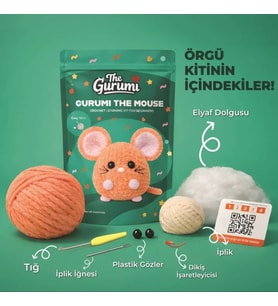 The Gurumi Fare Örgü Öğrenme Kiti (TG008)