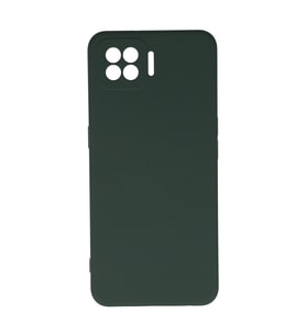 Oppo A73 Kılıf Nano İçi Kadife Silikon - Koyu Yeşil