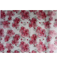 ŞEFFAF DESENLİ MASA ÖRTÜSÜ 1,7 mm 80 cm Pvc Kaymaz Masa Örtüsü (Beyaz-Pembe)