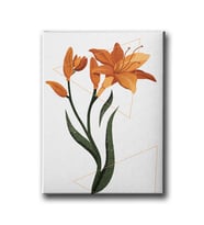 Turuncu Çiçek Canvas Tablo MİND233