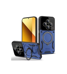 Xiaomi Redmi 14c Kılıf Joy Lens Standlı Kapak - Lacivert
