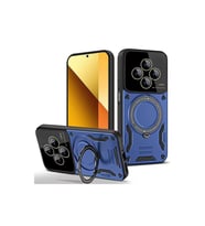 Xiaomi Redmi 14c Kılıf Joy Lens Standlı Kapak - Lacivert