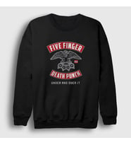 Presmono Unisex Siyah Eagle Five Finger Death Punch Sweatshirt 62751tt