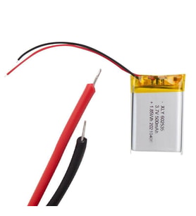 electroon 3.7Volt 500mAh 1.85WH Lityum Polimer Ciklet Pil XLY-602535
