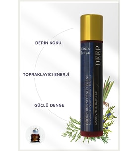 DEEP – Dengeleyici ve Topraklayıcı Roll-On  %100 Doğal, Alkolsüz – 10 ml