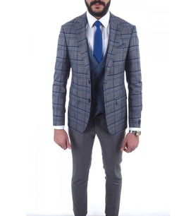 Kombinli Slimfit Drop 6 Takım Elbise