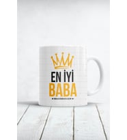 En Iyi Baba Baskılı Kupa Bardak