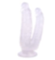 Konyax Çiftli Rengi Beyaz 19 cm Dildo