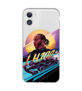 Iphone 11 Uyumlu Lewis Hamilton Tasarımlı Şeffaf Telefon Kılıfı