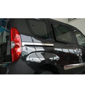 Fiat Doblo Krom Sürgülü Kapı Çıtası 2010 Üzeri 2Prç Paslanmaz Çel