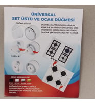 NO:47 FIRIN DÜĞME 4 LÜ SİYAH  ÜNİVERSAL TAKIM 10031025