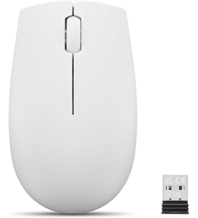 Lenovo 300 Kablosuz / Wireless Compact Mouse, Bulut Gri (Çok Renkli)