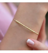 Gold Kaplama Dorika Gümüş Bileklik