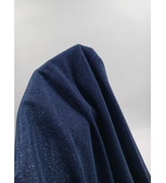 SİMLİ TÜL KUMAŞ ( LİKRALI ) (Lacivert)