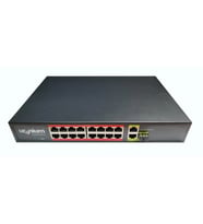 Uranıum Poe-g1621sfp-300w 16 Port Gıgabıt+2xgb Rj45+1xsfp Uplınk Poe Rackmount Swıtch (realtek Chıps