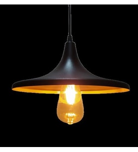 MYLİGHTS  RETRO RUSTİK METAL SARKIT AVİZE   27 CM EN (Siyah)