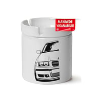 Bmw E36 Baskılı Porselen At-Söndür Küllük