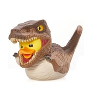 Jurassic Park Velociraptor Cosplay Ördek Tubbz Lisanslı Koleksiyon Figürü
