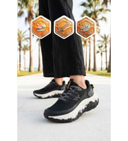 Walkway Bej Fileli Hafif Esnek Hafızalı Taban Unisex Spor Ayakkabı Flystep G
