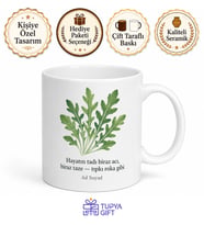Roka Temalı Baskılı Kupa Bardak Hediye Özel Tasarım Porselen Mug