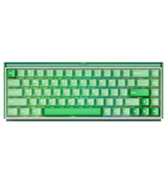 AKKO RAY68 HE Misty Green White %65 AstroAim Manyetik Switch 8K Hz Hall Effect Hotswap ARGB Kablosuz İngilizce Gaming Klavye