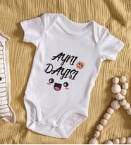 BK Kids Aynı Dayısı Tasarımlı Bebek Body Zıbın - Model 1