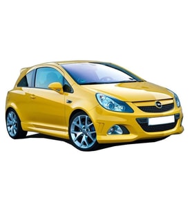 Opel Corsa Uyumlu D (2007-2015) Opc 2 Kapılı (Coupe) Yan Marşpiyel Seti (Plastik)