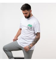 OVERSİZE PENYE ERKEK T-SHİRT (Beyaz)