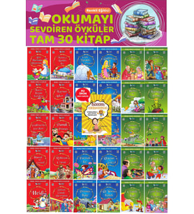 1.ve 2.Sınıflar İçin Okumayı Sevdiren 30 lu Hikaye Seti (Hızlı Okuma Hediyeli)