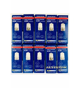 10adet 220v 42w G9 Halojen Avize Aplik Ampul (Beyaz)