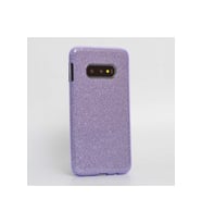 Samsung Galaxy S10E Uyumlu Kılıf Zore Shining Silikon (Mor)