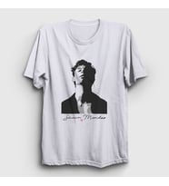 Presmono Unisex Beyaz Shawn Mendes T-Shirt 231401tt