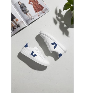 Elit VRA1901 Kadın Klasik Sneaker Beyaz - Mavi