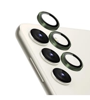 Microsonic Samsung Galaxy S24 FE Tekli Kamera Lens Koruma Camı Koyu Yeşil (Koyu Yeşil)