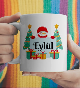 Yılbaşı Temalı İsimli Yılbaşı Kupa Kişiye Özel